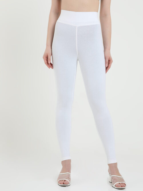 Belore Slims tummy tucker legging 2.5 elastic white Ankle length