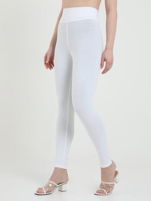 Belore Slims tummy tucker legging 2.5 elastic white Ankle length