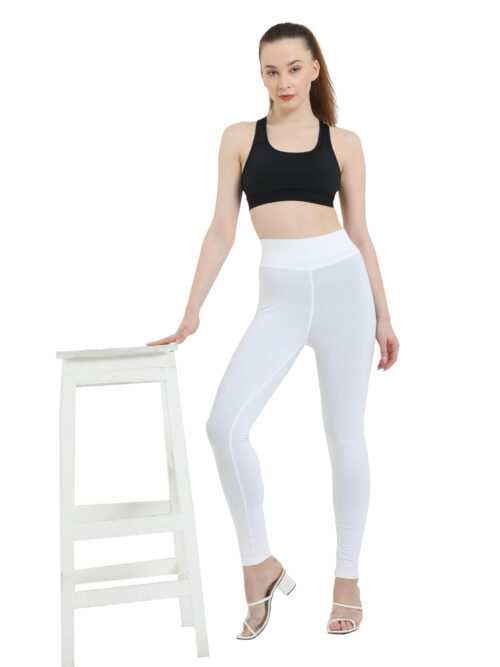 white leggings for women