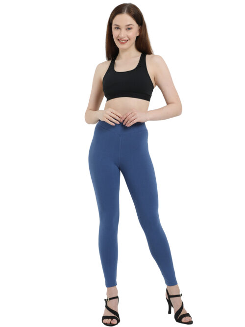 indigo leggings for women