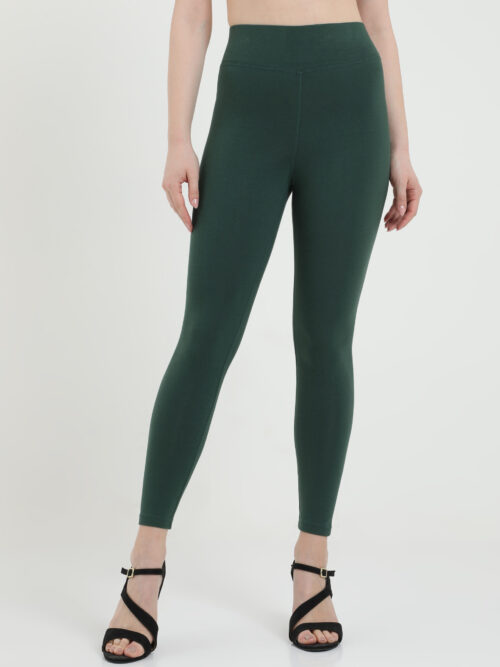 Belore Slims tummy tucker legging 2.5 elastic dark green Ankle length