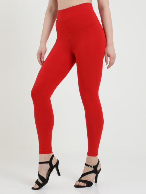 Belore Slims tummy tucker legging 2.5 elastic red Ankle length