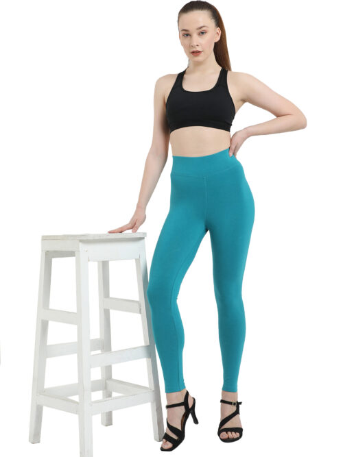 aqua green leggings