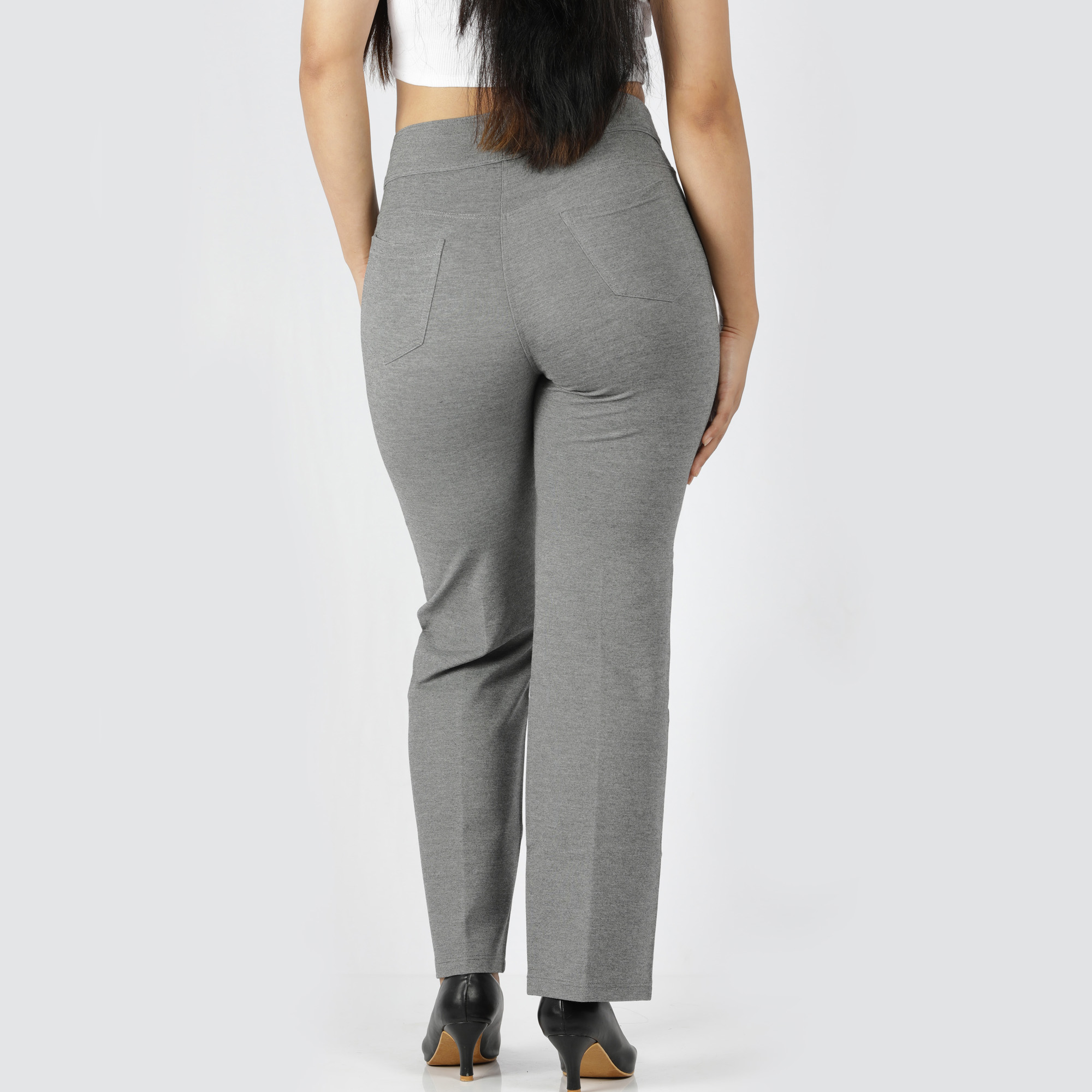 Buy Belore Slims Plus size tummy tucker straight leg pant for