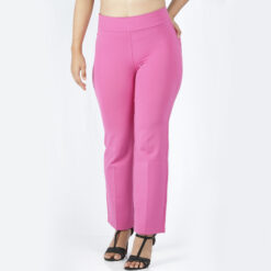 Pink pants women Tummy tucker straight leg 2 back pockets