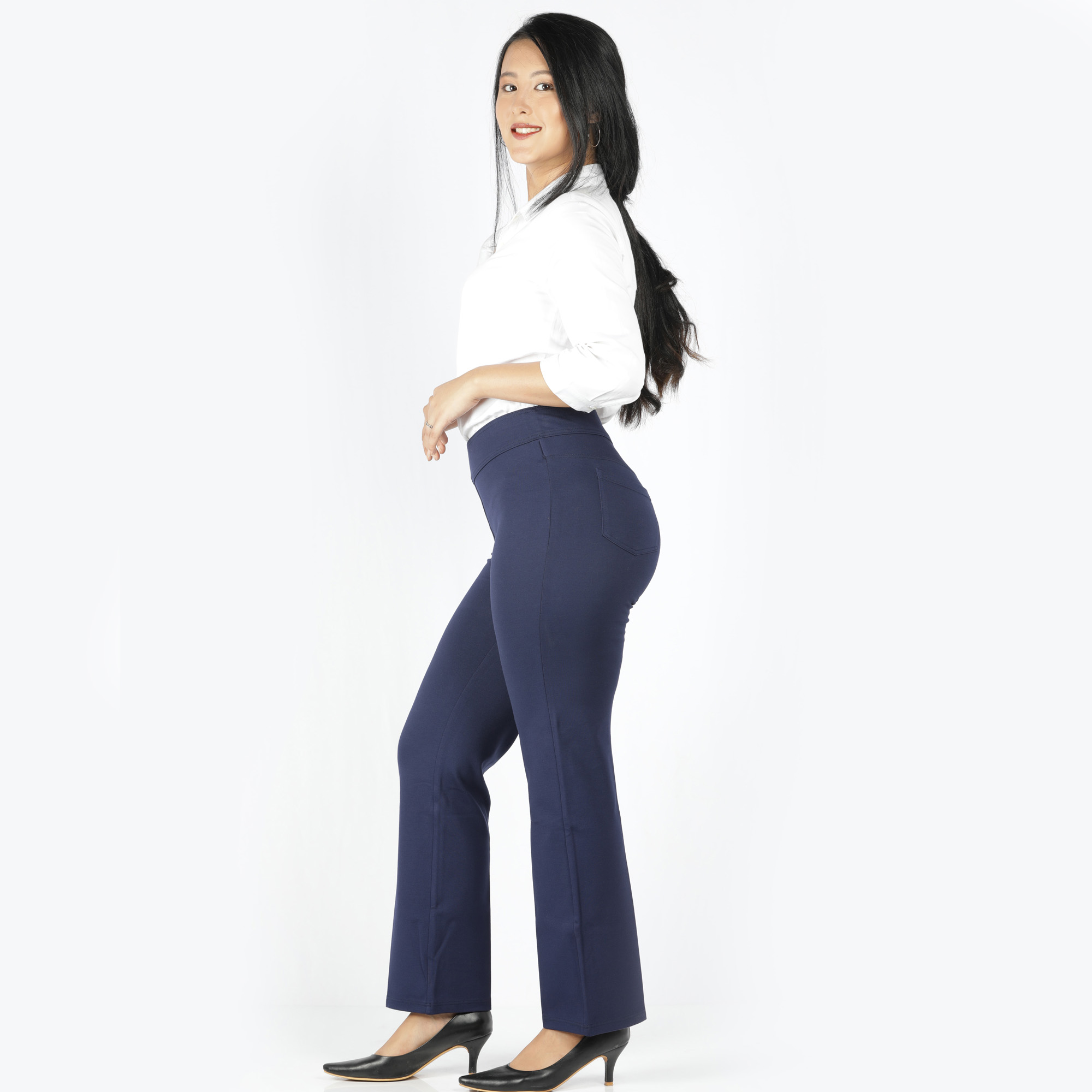 Buy Belore Slims plus size tummy tucker straight leg pant for