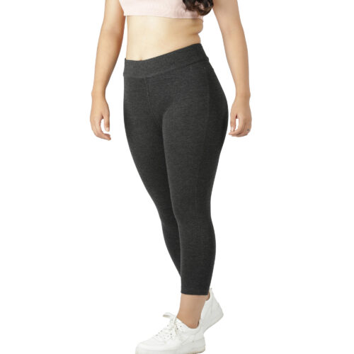 charcoal grey capris for women