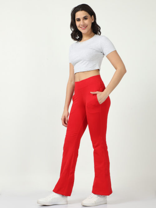 red women bell bottom