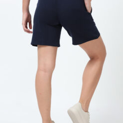 Navy women shorts with 2 side pockets