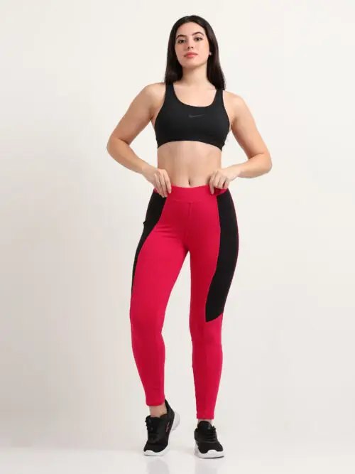 sports jegging red black full front2